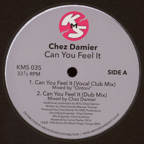 Chez Damier - Can You Feel It Clear Vinyl Edition