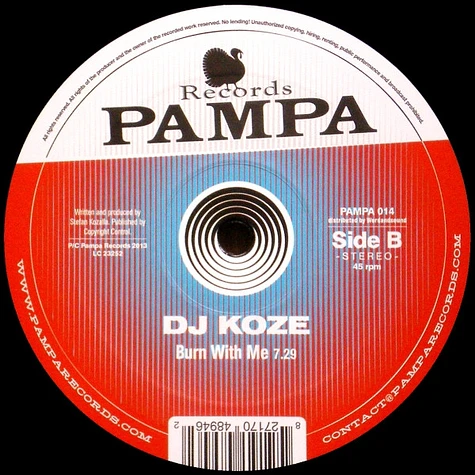 DJ Koze - La Duquesa / Burn With Me