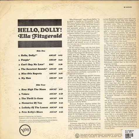 Ella Fitzgerald - Hello, Dolly!