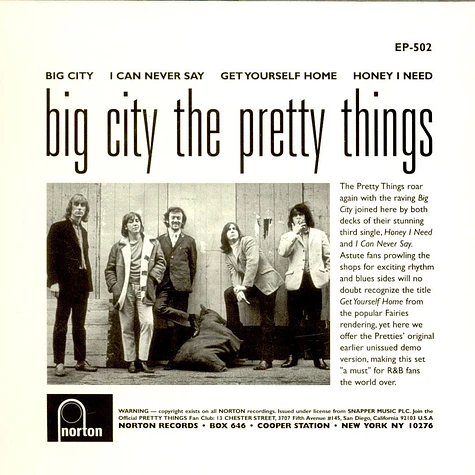 The Pretty Things - Big City