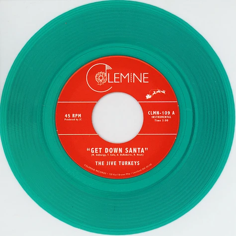 The Jive Turkeys - Get Down Santa / Funky Jesus Green Vinyl Edition