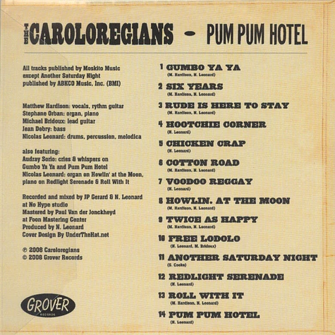 Caroloregians - Pum Pum Hotel