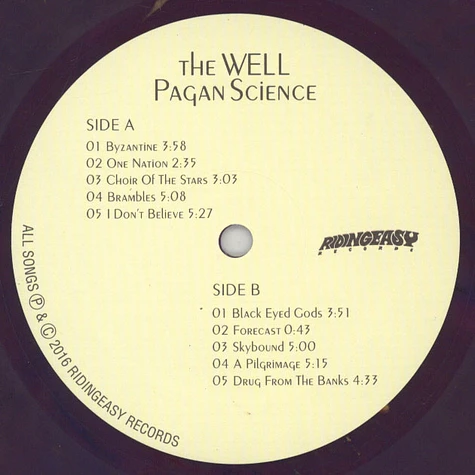 The Well - Pagan Science Purple Vinyl Edition
