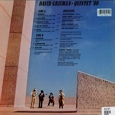 David Grisman - Quintet '80