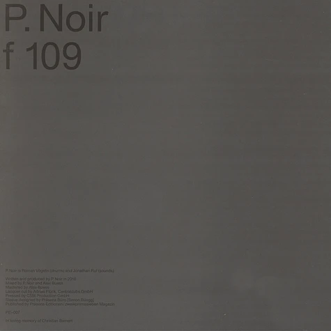 P.Noir - f 109