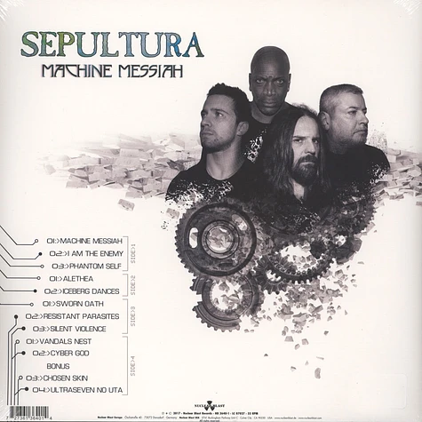 Sepultura - Machine Messiah Black Vinyl Edition