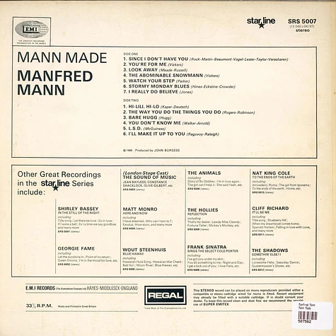 Manfred Mann - Mann Made