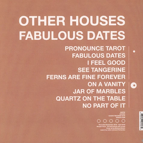 Other Houses - Fabulous Dates