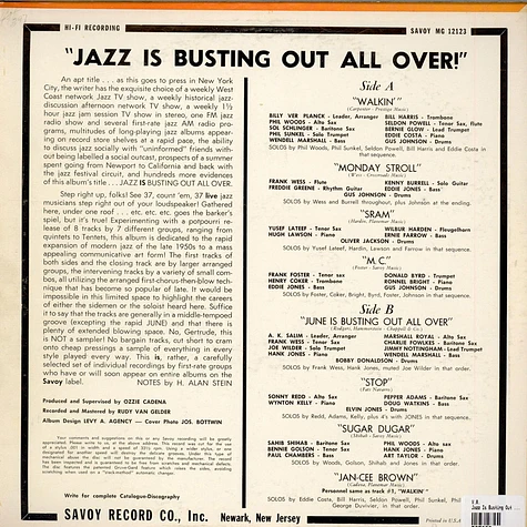 V.A. - Jazz Is Busting Out All Over