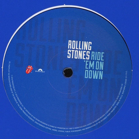 The Rolling Stones - Ride ‘Em On Down Blue Vinyl Edition