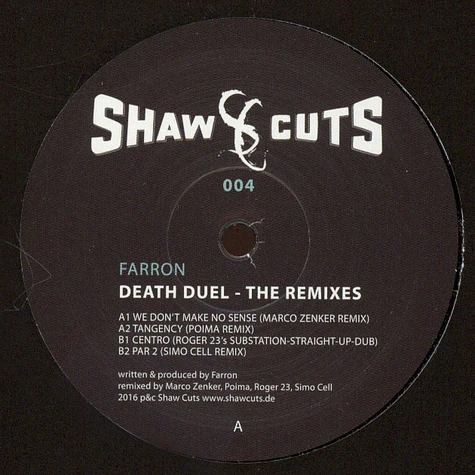 Farron (2) - Death Duel - The Remixes