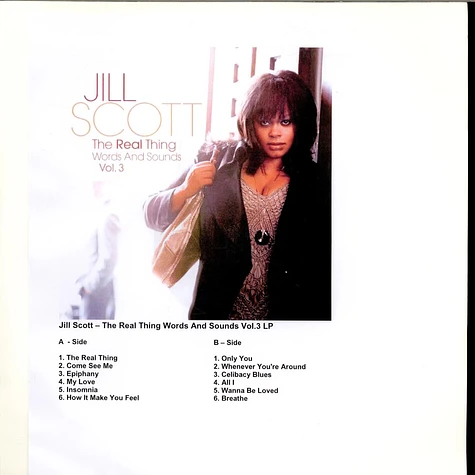 Jill Scott - The Real Thing: Words And Sounds Vol. 3