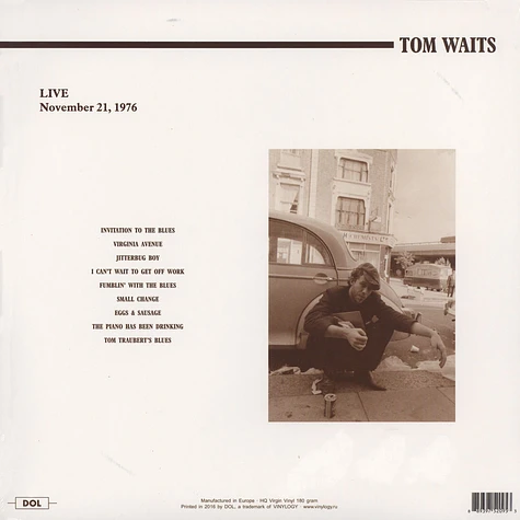 Tom Waits - Live At The Ivanhoe Theatre, Chicago, IL - November 21, 1976