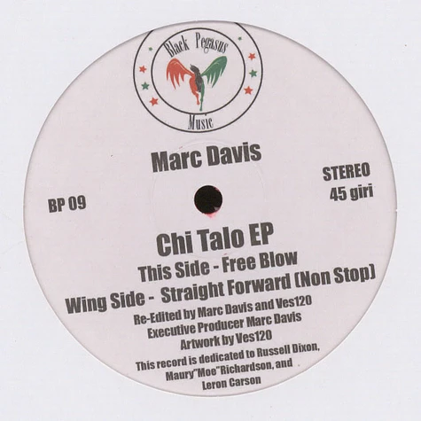 Marc Davis - Chi Talo EP