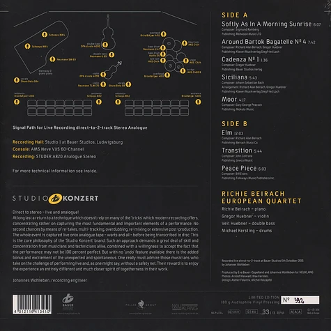 Richie Beirach European Quartet - Studio Konzert