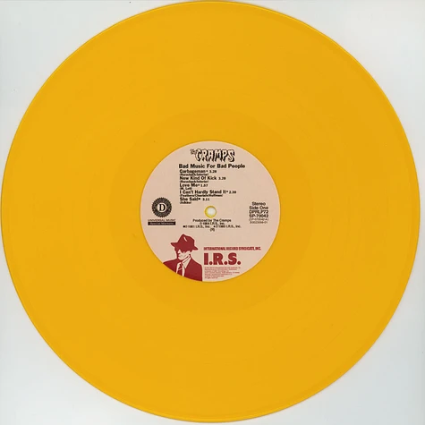 The Cramps - Bad Music For Bad People 150g Yellow Vinyl Edition