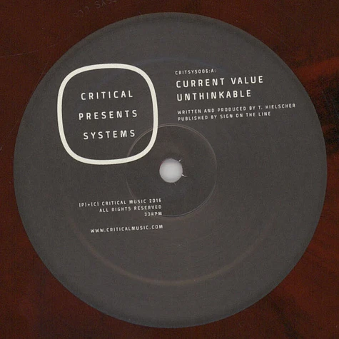 Current Value - Critical Presents Systems 006