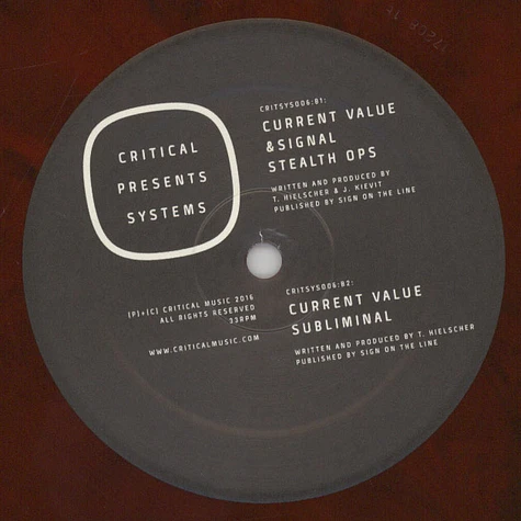 Current Value - Critical Presents Systems 006