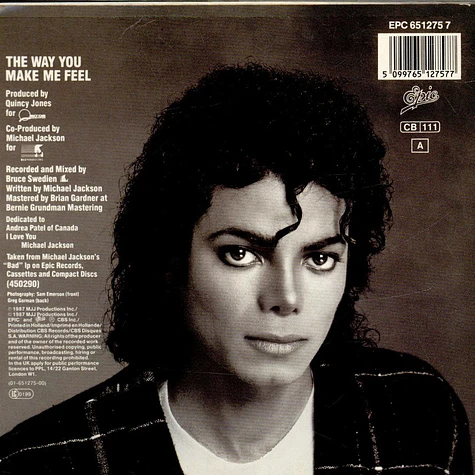 Michael Jackson - The Way You Make Me Feel