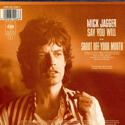 Mick Jagger - Say You Will