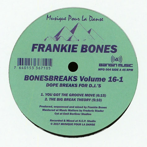 Frankie Bones - Bonesbreaks Volume 16-1