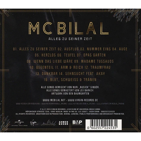 MC Bilal - Alles Zu Seiner Zeit