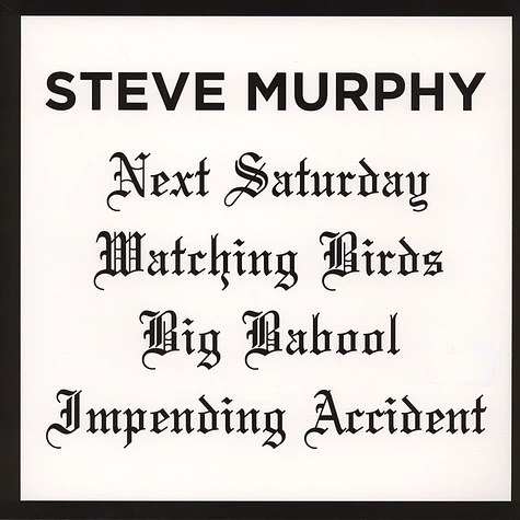 Steve Murphy - Watching Birds