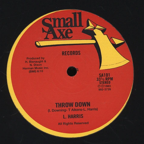 Larry Harris / Sparkles, The - Throw Down / Trying To Get Over