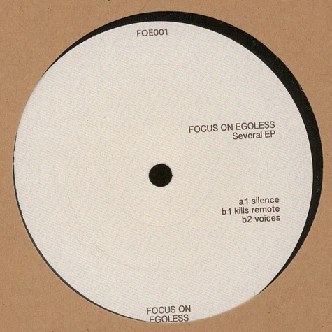 Focus On Egoless - Several EP