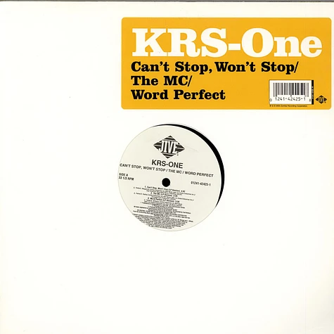 KRS-One - Can't Stop, Won't Stop
