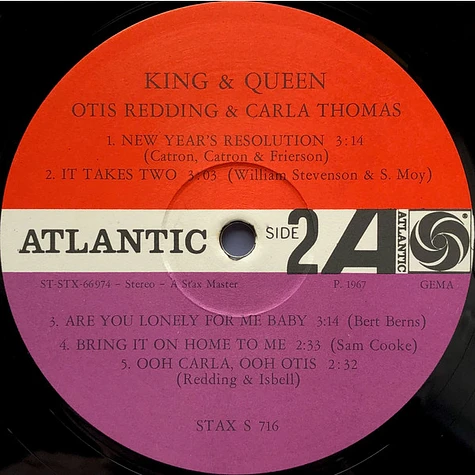 Otis Redding & Carla Thomas - King & Queen
