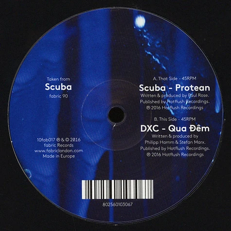 Scuba / DXC - Fabric 90 Sampler