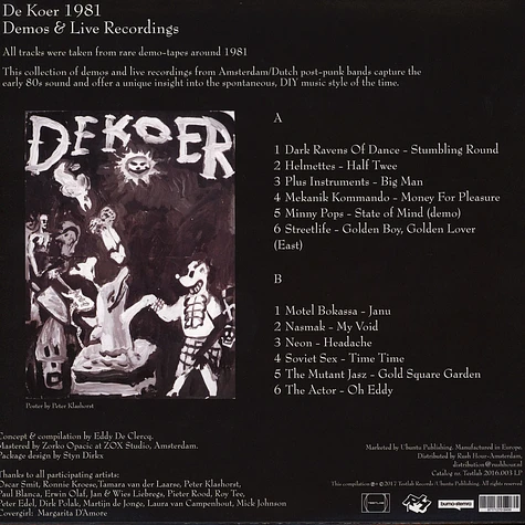 De Koer - Demos & Live Recordings 1981