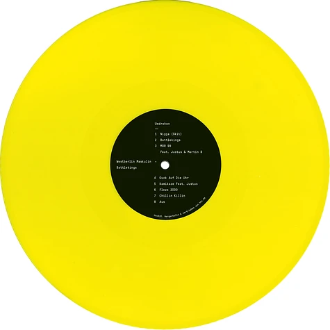 Westberlin Maskulin (Taktloss & Kool Savas) - Battlekings Yellow Vinyl Edition