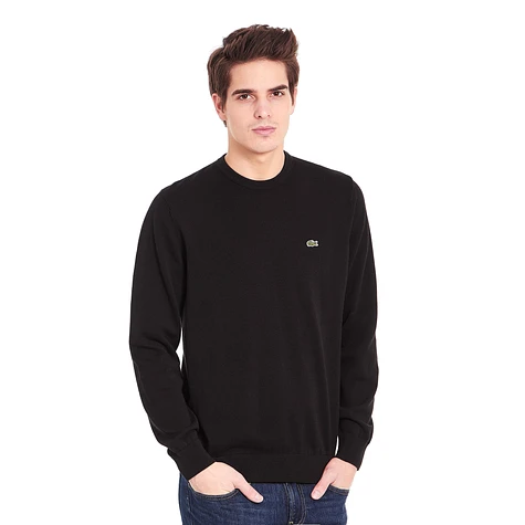 Lacoste - Embroidered Crocodile Knit Sweater