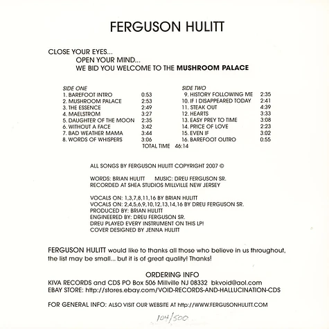 Ferguson-Hullit - Mushroom Palace