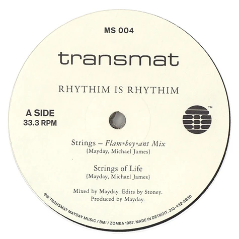 Rhythim Is Rhythim (Derrick May) - Strings Of Life