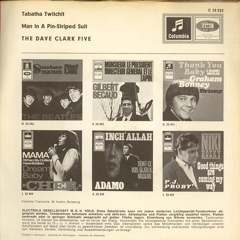 The Dave Clark Five - Tabatha Twitchit