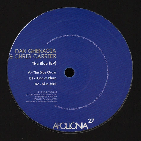 Dan Ghenacia & Chris Carrier - The Blue EP