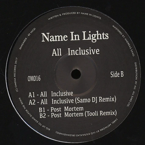 Name In Lights - All Inclusive