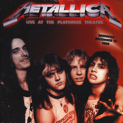 Metallica - Live At The Playhouse Theatre Winnipeg December 13 1986