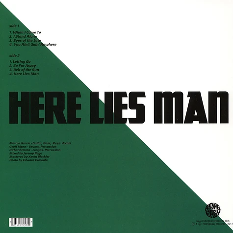 Here Lies Man - Here Lies Man Colored Vinyl Edition