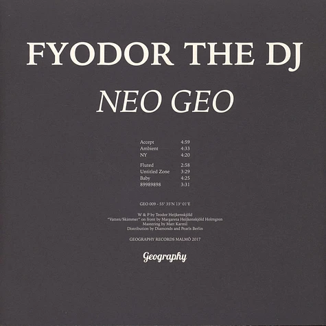 Fyodor The DJ - Neo Geo