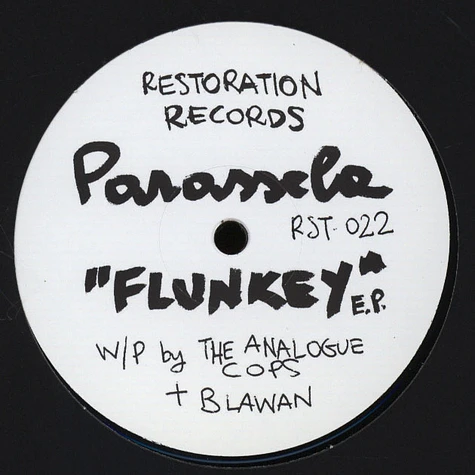 Parassela (Blawan & The Analogue Cops) - Flunkey EP