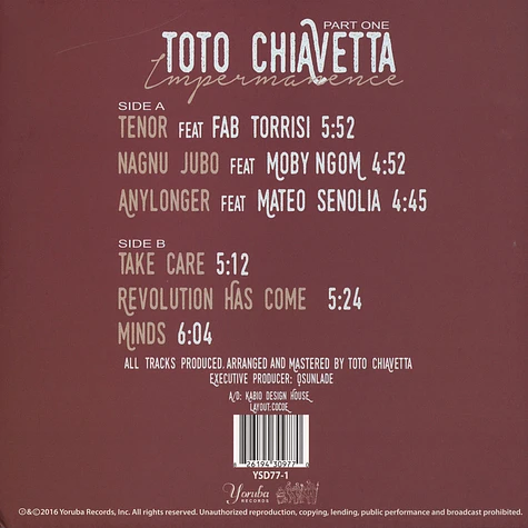 Toto Chiavetta - Impermanence Part 1
