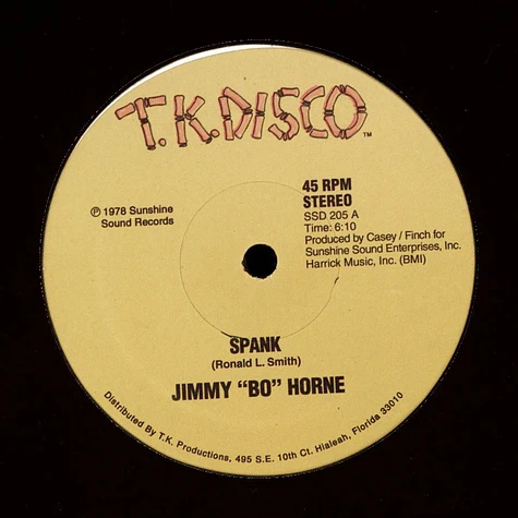 Jimmy Bo Horne - Spank / Is It In