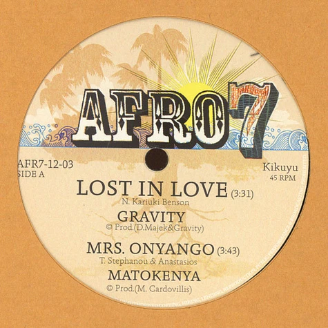 Gravity / Matokenya / Jabali - Lost in Love / Mrs. Onyango / Folk Song
