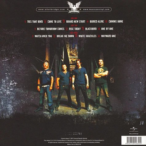 Alter Bridge - Blackbird (Ltd Solid Red Vinyl)
