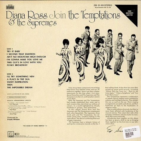 The Supremes Join The Temptations - Diana Ross & The Supremes Join The Temptations