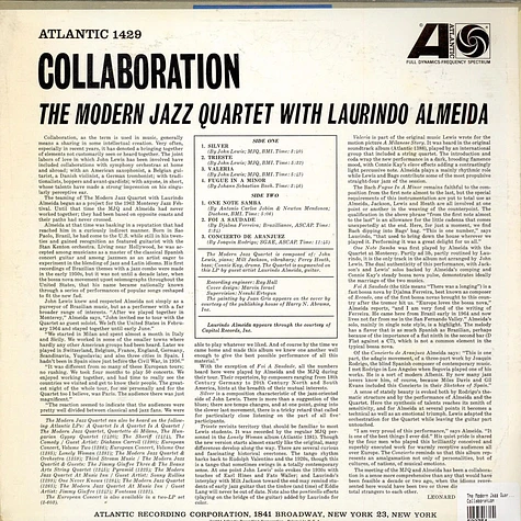 The Modern Jazz Quartet With Laurindo Almeida - Collaboration